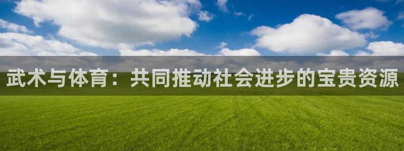 杏运体育平台注册：武术与体育：共同推动社会进步的宝贵资源