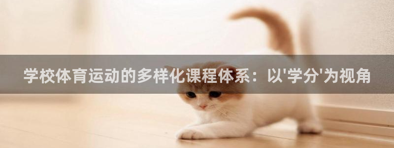 杏运2登录地址：学校体育运动的多样化课程体系：以\'学分\'为视角